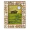 5" x 7" Brown & White Leaf Wood Tabletop Frame, Atelier by Studio Décor®